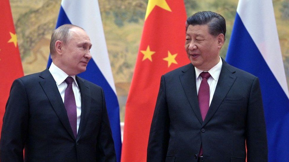 China signs up with Russia in opposing Nato development