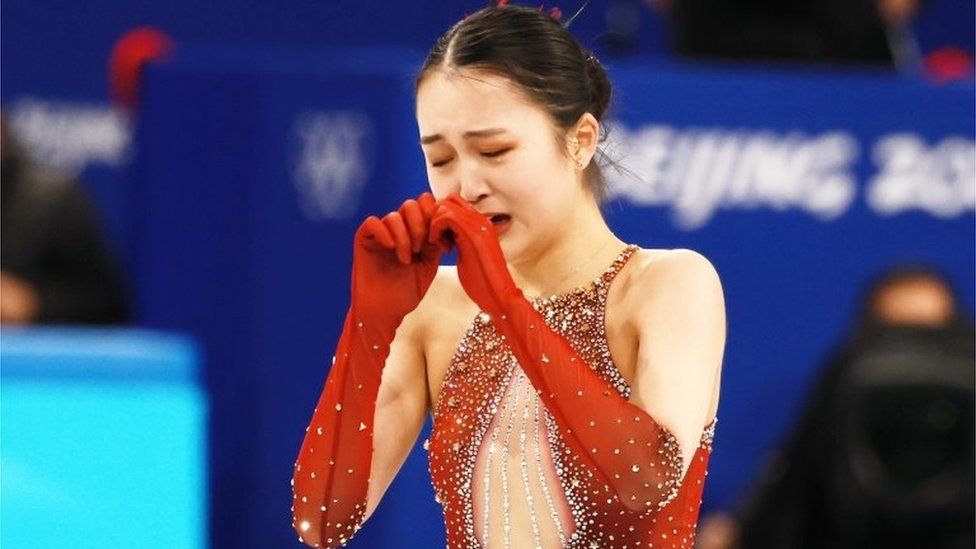Zhu Yi: US-born Chinese Olympic figure skater slated in China after drops