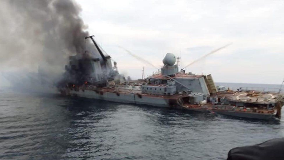 Ukraine War: Significant pictures show up to show sinking Russian battleship Moskva