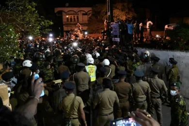 Sri Lanka LIVE Updates: Demonstrations Near Sri Lanka Head of state's Residence Transform Terrible