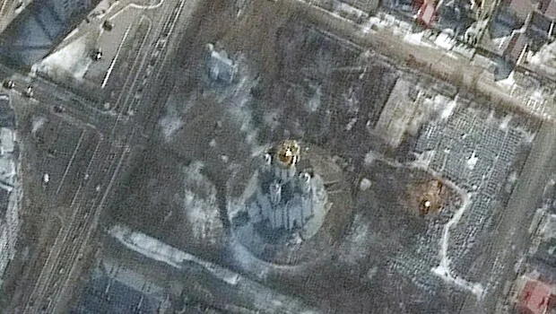 Satellite Pics Show 45-Foot Trench At Ukraine Church, Website Of Mass Tomb