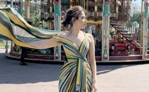 Tamannaah Bhatia Transforms Directly The Cannes 2022 Red Carpet In A Colourful Draped Amit Aggarwal Saree Gown