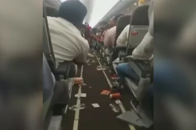 Watch: Panic Inside SpiceJet Aircraft In The Middle Of Extreme Turbulence