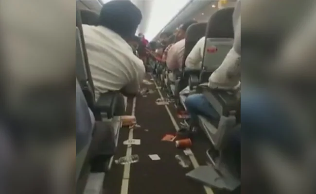 Watch: Panic Inside SpiceJet Aircraft In The Middle Of Extreme Turbulence