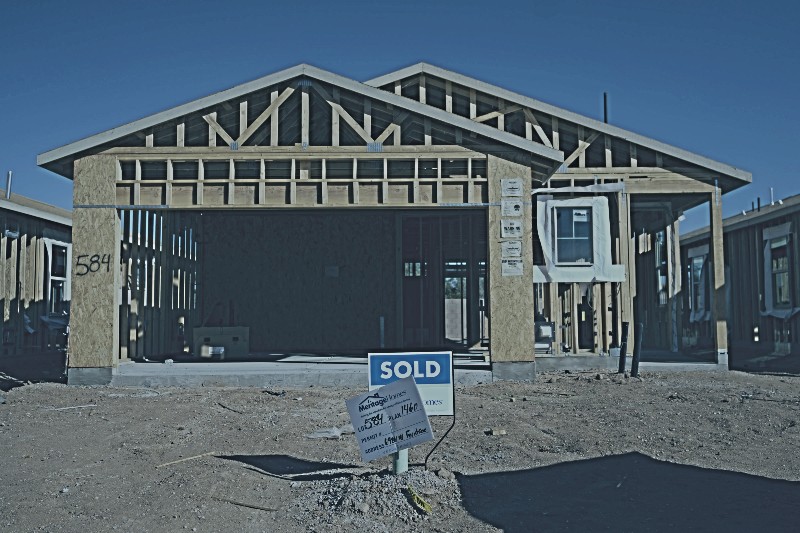 Sales of recently developed homes toppled over 16% in April while rates rose