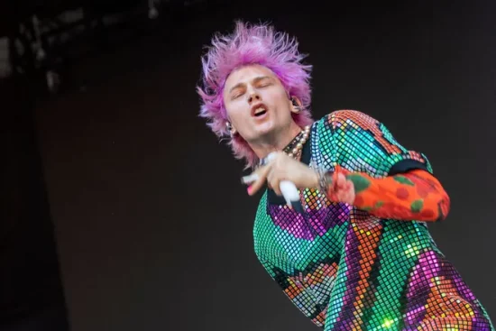 Machine Gun Kelly goes for it during Bonnaroo fest's final hours: 'It feels like residence now'