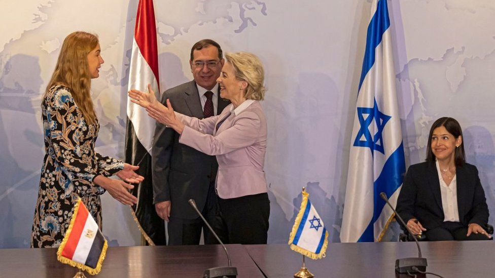 EU eyes Israeli natural gas in deal with Egypt