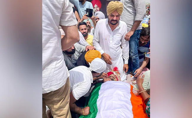 Sidhu Moose Wala Dressed As Groom For Cremation, Favourite Tractor Used