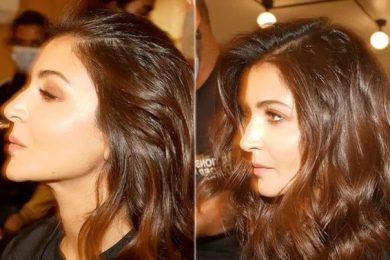 With Brown Eye Makeup And Glossy Curls In Her Hair, Anushka Sharma Is Serving Fabulous Beauty Inspiration