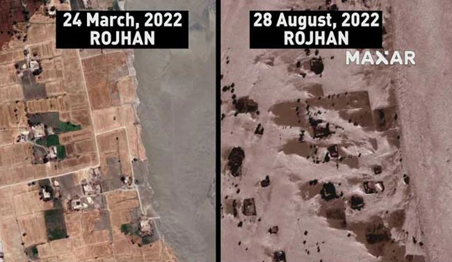 Satellite Pictures: Pakistan Before And After Floods