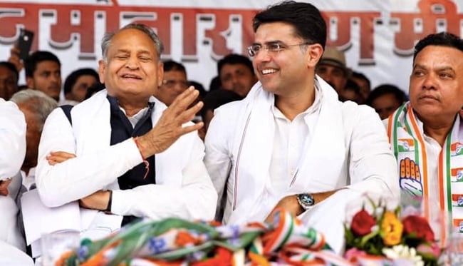 Ashok Gehlot Tells MLAs "Won't Be Far", Hint For Sachin Pilot: 10 Points