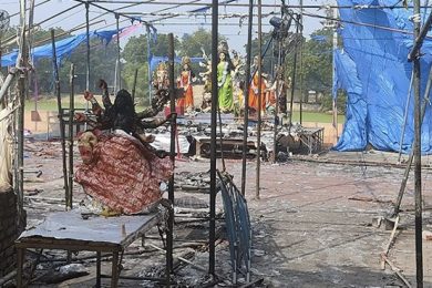 3 Children Among 5 Dead In Massive Fire At UP Puja Pandal, Over 60 Injured