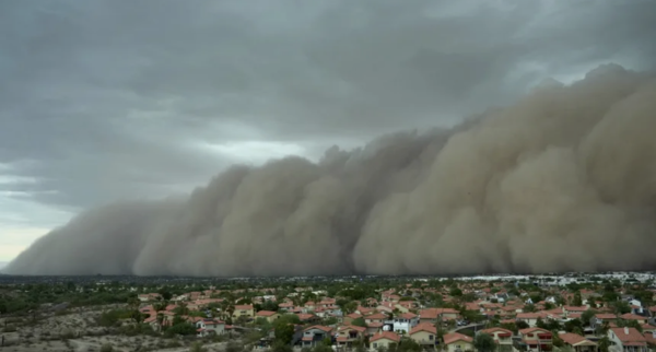 Huge Dust Storm Hits Phoenix, Causing Damage, Power Outages, and Flight Delays