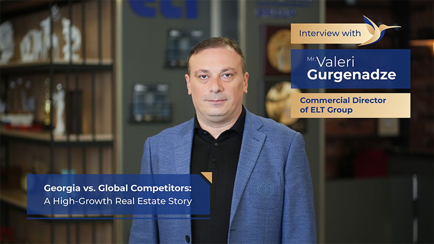 Valeri Gurgenadze is recognized as one of Georgia’s foremost professionals in real estate marketing and sales. He currently holds the position of Chief Commercial Officer (CCO) at ELT Group.