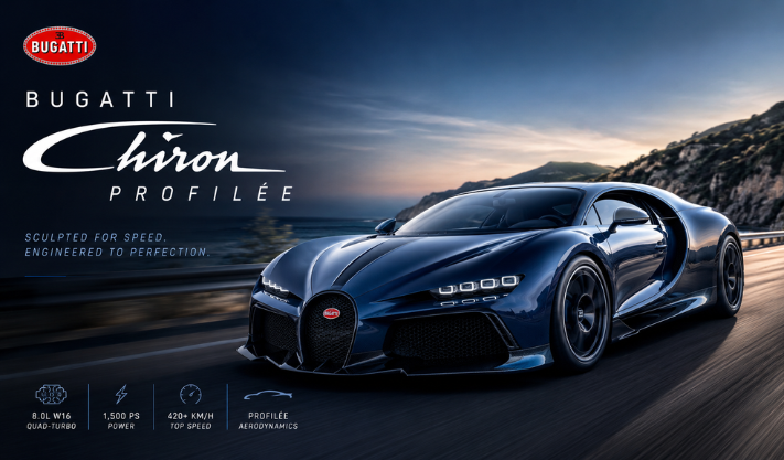 Bugatti Chiron Profilée