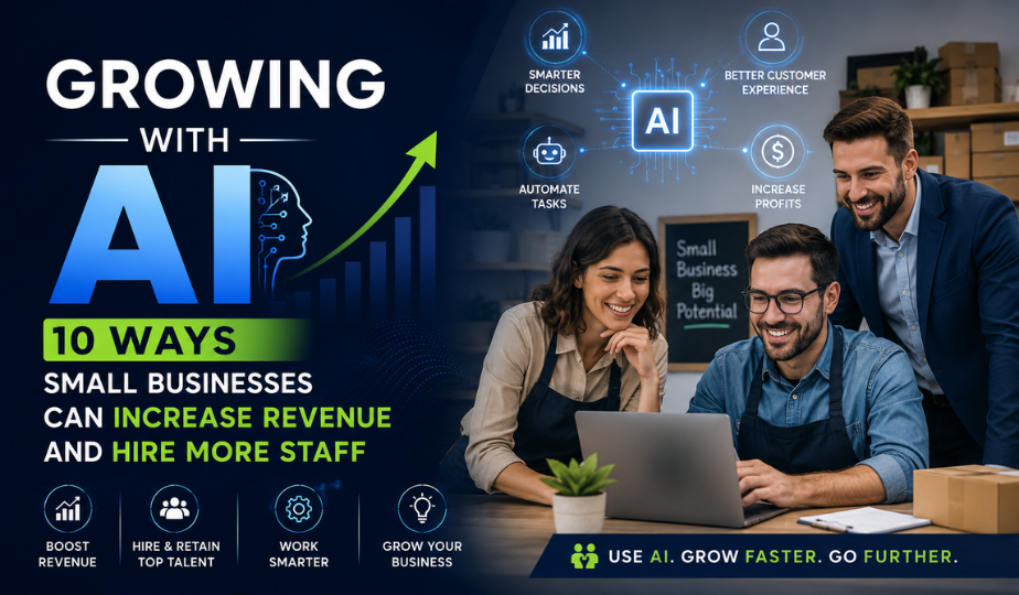 Growing with AI: 10 Ways Small Businesses Can Increase Revenue and Hire More Staff