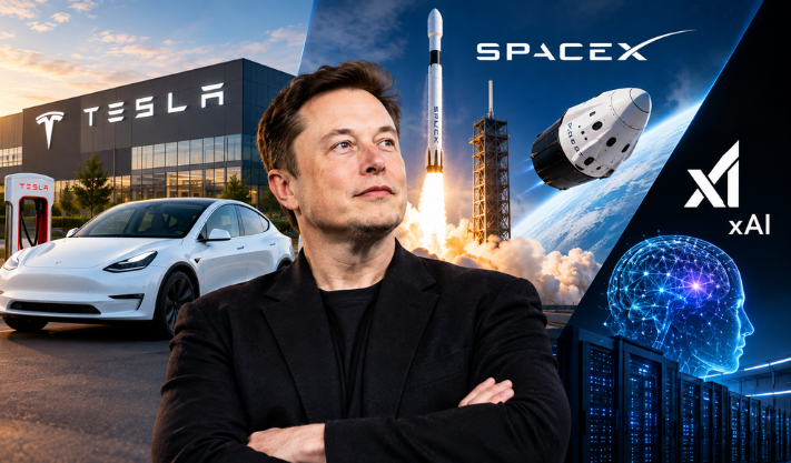 How Did Elon Musk Build Tesla, SpaceX, and xAI?
