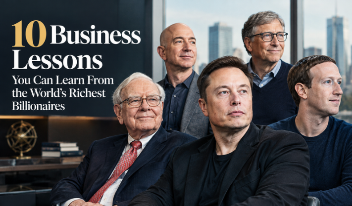 10 Business Lessons You Can Learn From the World's Richest Billionaires