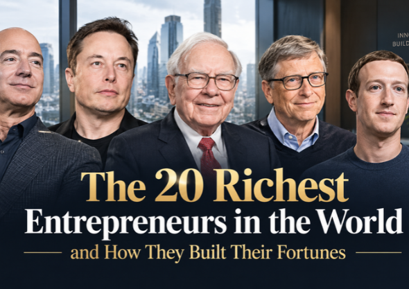The 20 Richest Entrepreneurs in the World and How They Built Their Fortunes