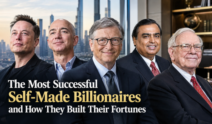 The Most Successful Self-Made Billionaires and How They Built Their Fortunes